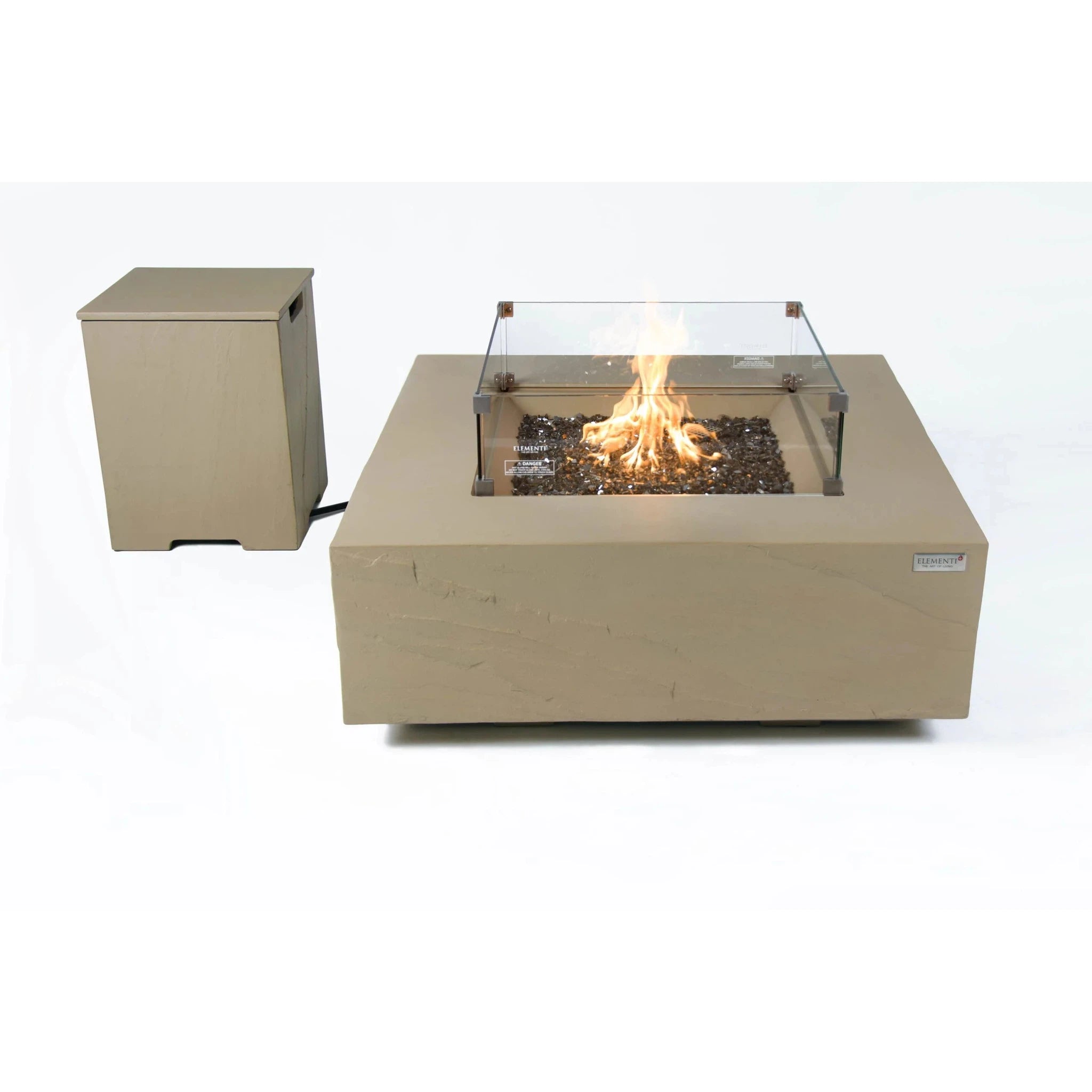 Elementi Plus ULURU Fire Table- Sunlight Yellow