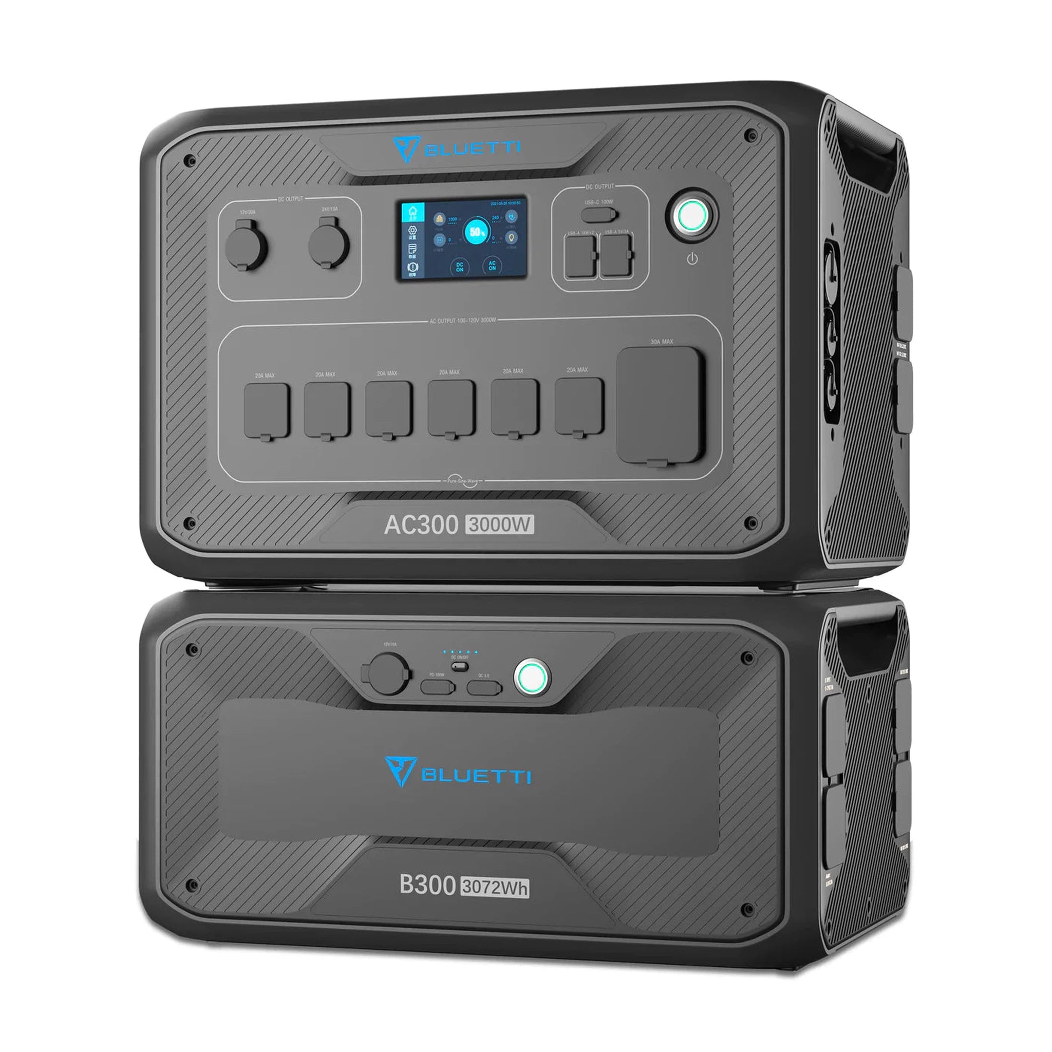 BLUETTI Home Battery Backup AC300 + B300