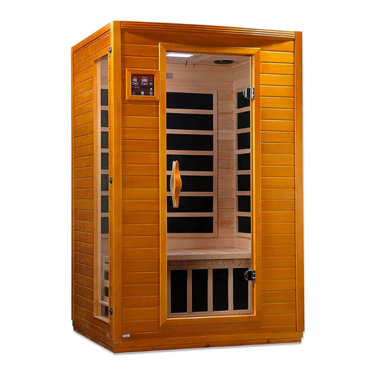 Golden Designs Sauna Dynamic "Versailles" 2-person FAR Infrared Sauna Low EMF