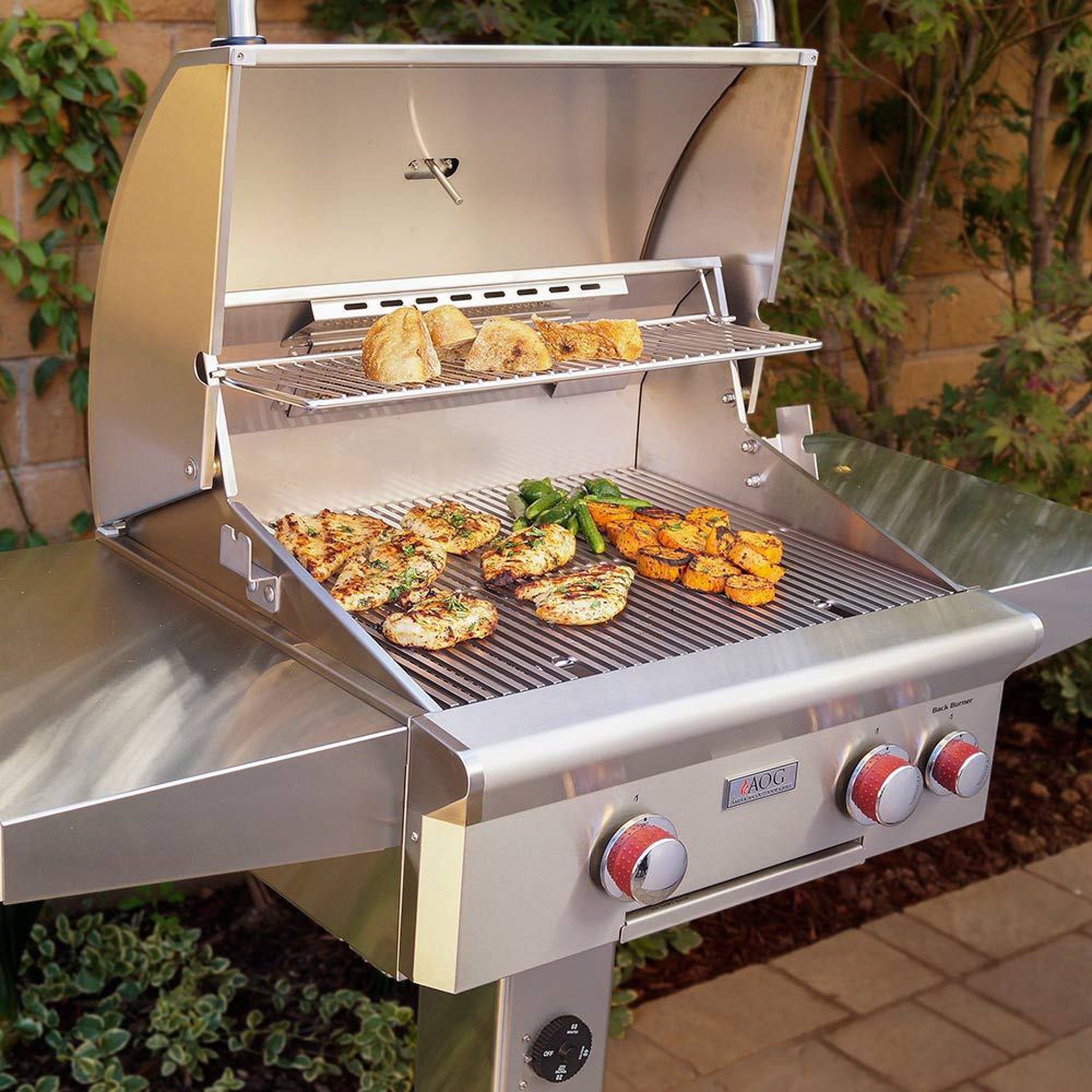 American Outdoor Grill T-Series 24 Inch Gas Grill On Pedestal