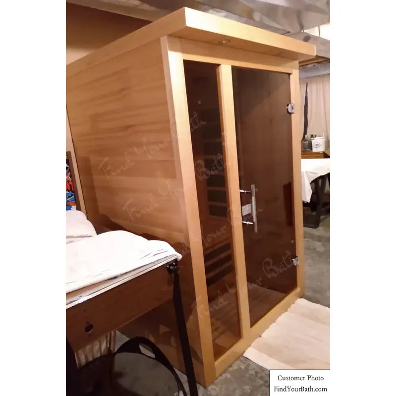 Golden Designs "Bari-Llumeneres" 2-Person Ultra Low EMF FAR Infrared Sauna