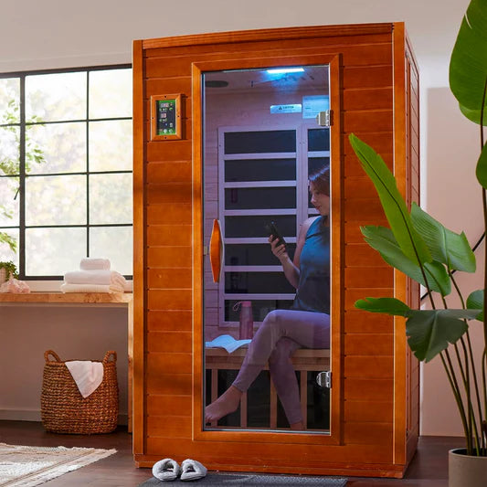 Golden Designs Sauna Dynamic "Versailles" 2-person FAR Infrared Sauna Low EMF