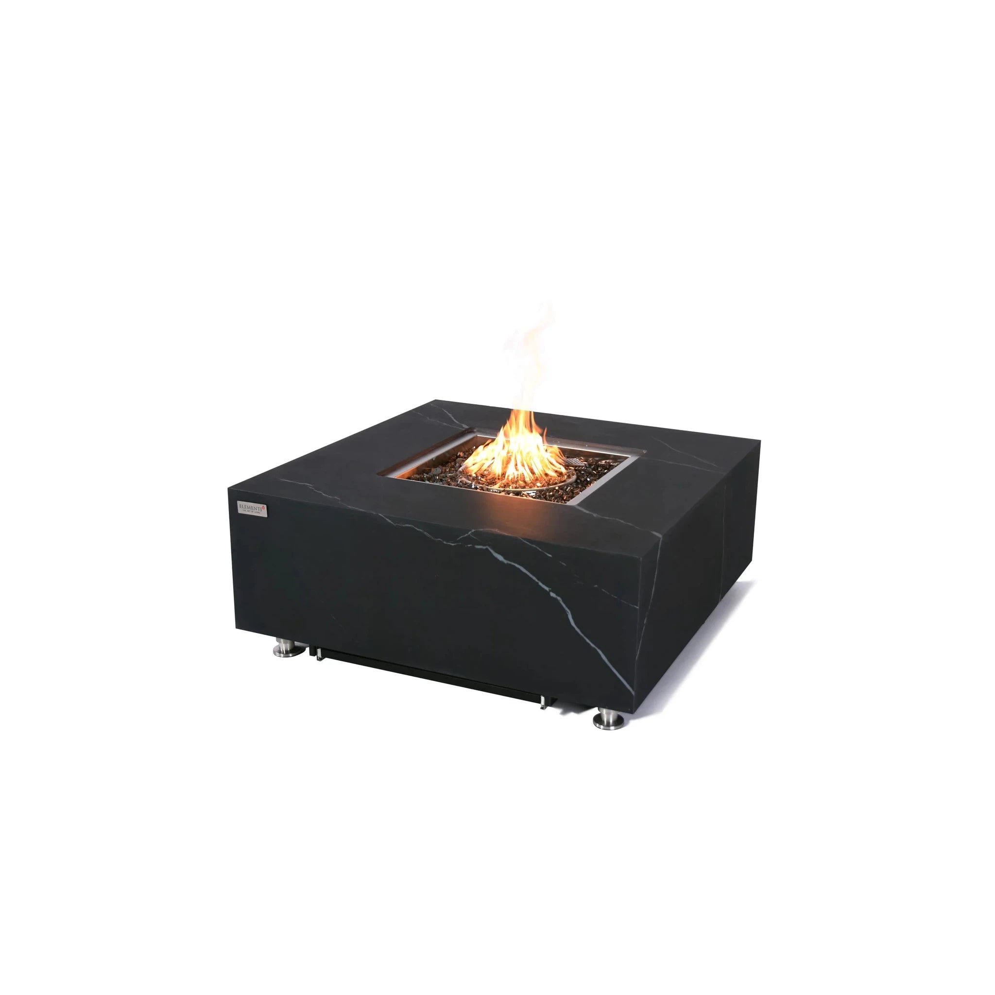 Elementi Plus SOFIA Marble Porcelain Fire Table