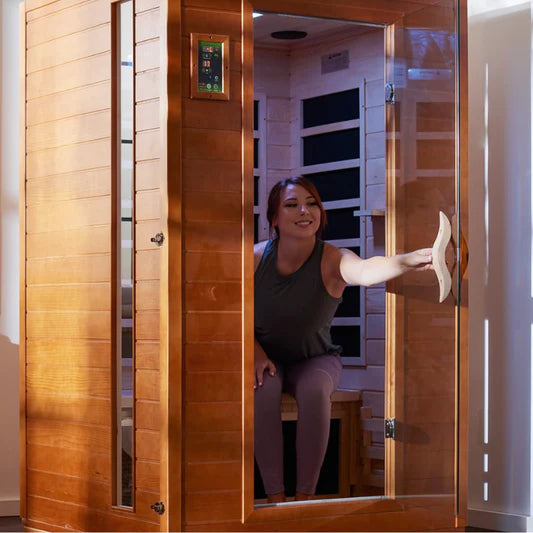 Golden Designs Sauna Dynamic "Versailles" 2-person FAR Infrared Sauna Low EMF