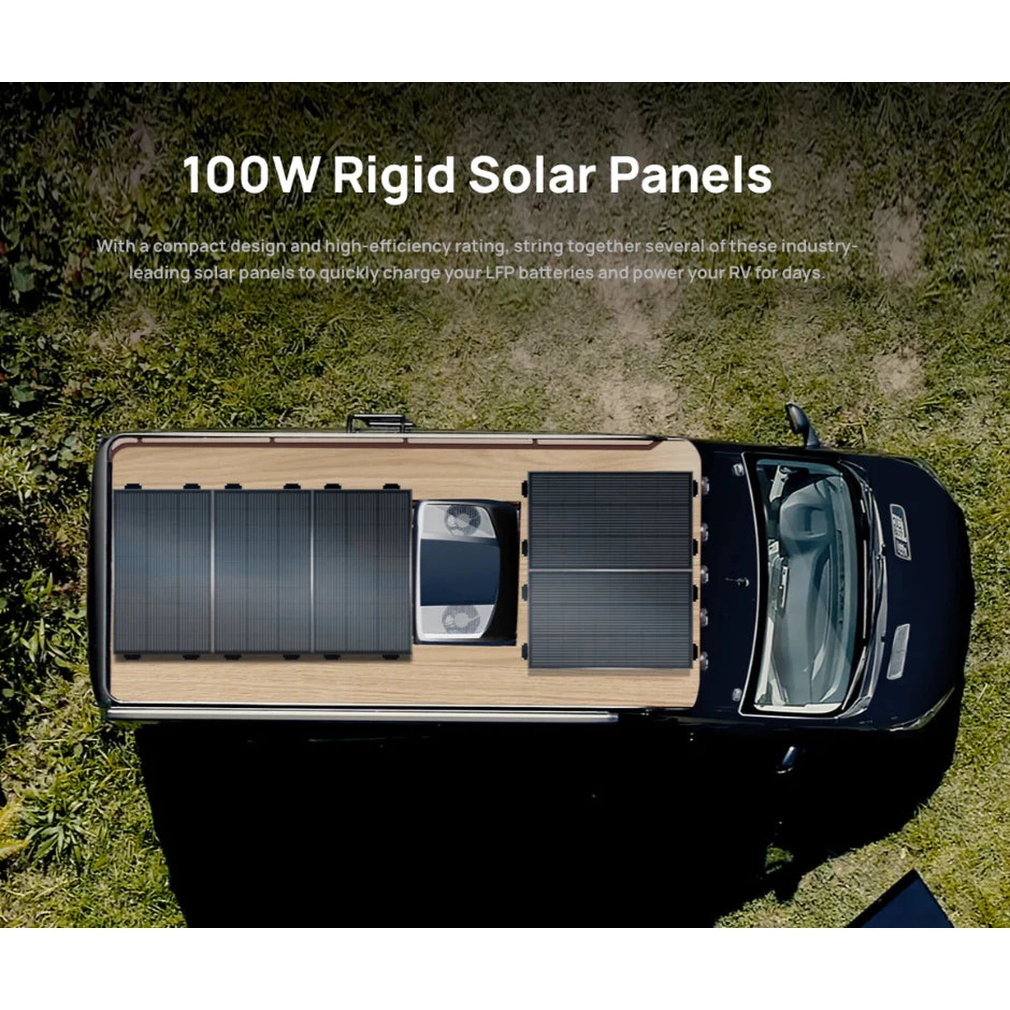 EcoFlow Double Kit Package | DELTA 2 + 2 x 100W Rigid Solar Panels + Complete Accessories