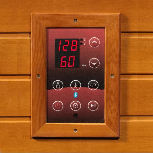 Golden Designs Sauna Dynamic "Lugano" Low EMF 3-Person FAR Infrared Sauna