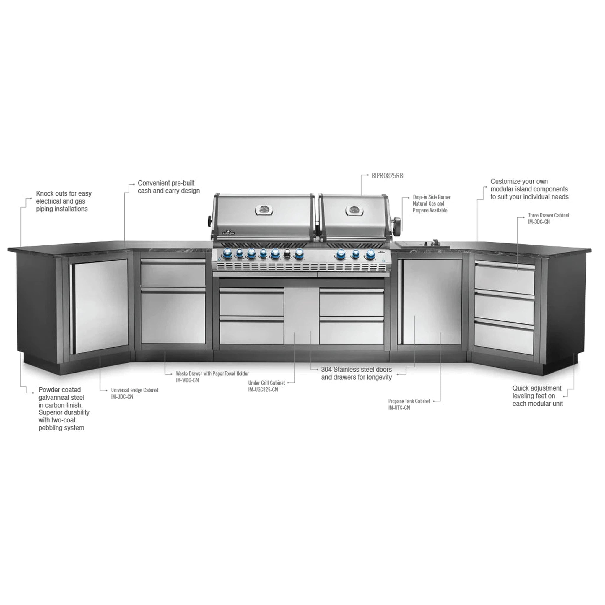 Napoleon- Built-in Prestige Pro 825 RBI