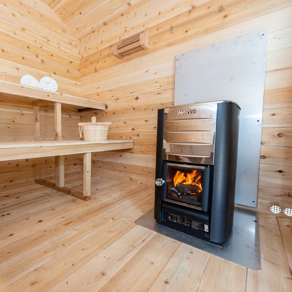 Dundalk Leisurecraft Canadian Timber 6 Person Georgian Cabin Sauna | CTC88W