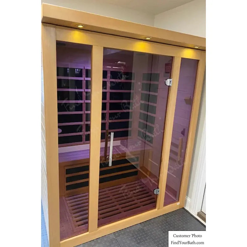 Golden Designs "Vila" 3-Person Ultra Low EMF FAR Infrared Sauna