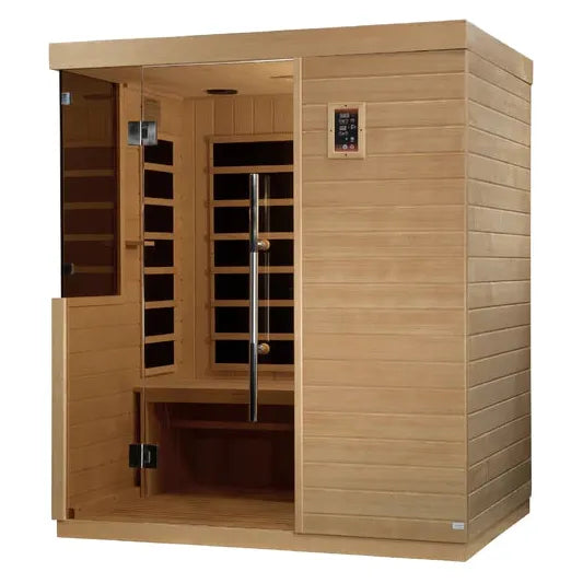 Golden Designs "Bilbao" Ultra Low EMF FAR Infrared Sauna 3-Person