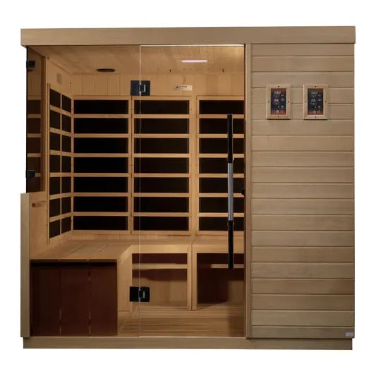 Golden Designs "La Sagrada" Ultra Low EMF FAR Infrared Sauna 6-Person