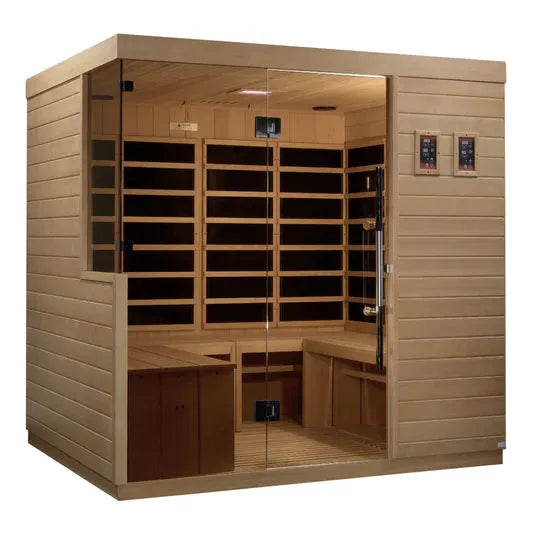 Golden Designs "La Sagrada" Ultra Low EMF FAR Infrared Sauna 6-Person