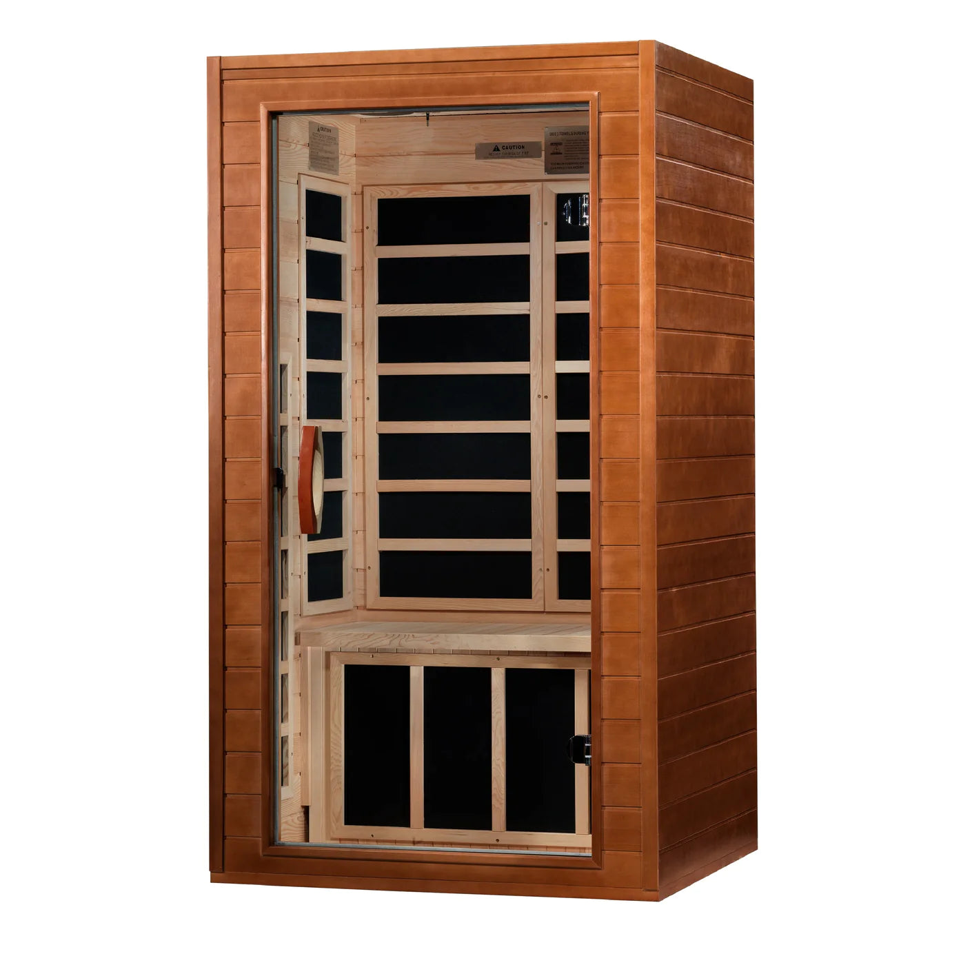 Golden Designs Dynamic "Cordoba Elite" 2-person Ultra Low EMF FAR Infrared Sauna w/ Hemlock