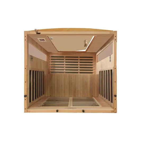 Golden Designs Sauna Dynamic "Versailles" 2-person FAR Infrared Sauna Low EMF