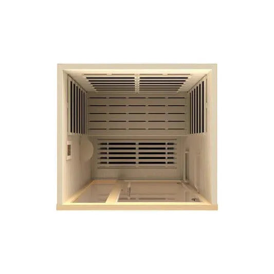 Golden Designs "Bari-Llumeneres" 2-Person Ultra Low EMF FAR Infrared Sauna