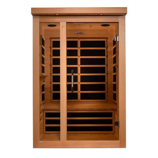 Golden Designs "Bari-Llumeneres" 2-Person Ultra Low EMF FAR Infrared Sauna