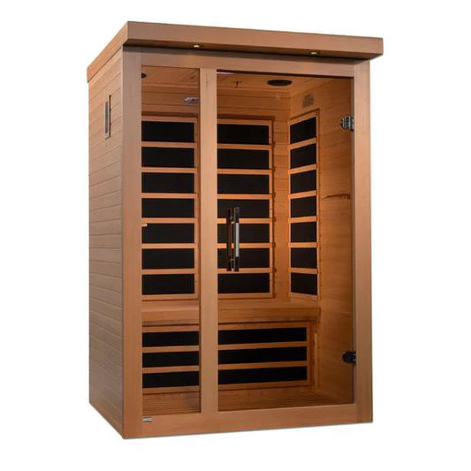 Golden Designs "Bari-Llumeneres" 2-Person Ultra Low EMF FAR Infrared Sauna