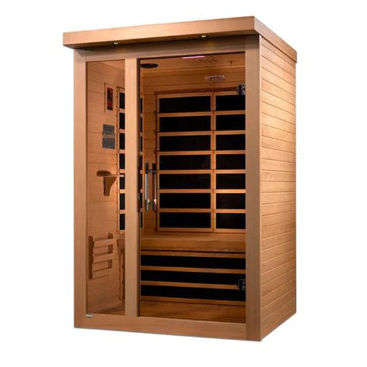 Golden Designs "Bari-Llumeneres" 2-Person Ultra Low EMF FAR Infrared Sauna