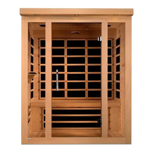 Golden Designs "Vila" 3-Person Ultra Low EMF FAR Infrared Sauna