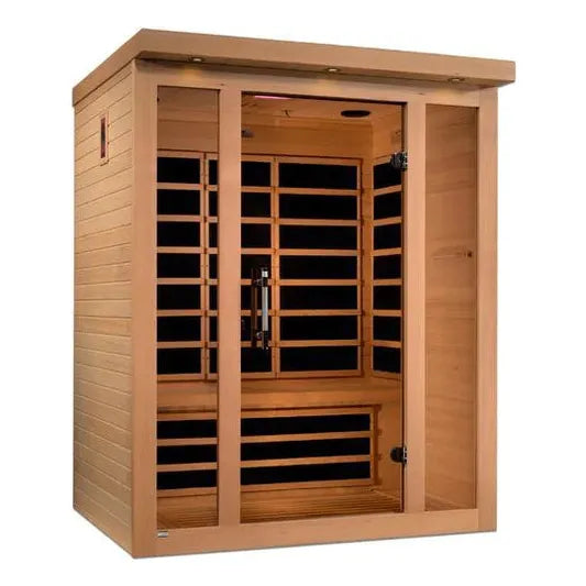 Golden Designs "Vila" 3-Person Ultra Low EMF FAR Infrared Sauna