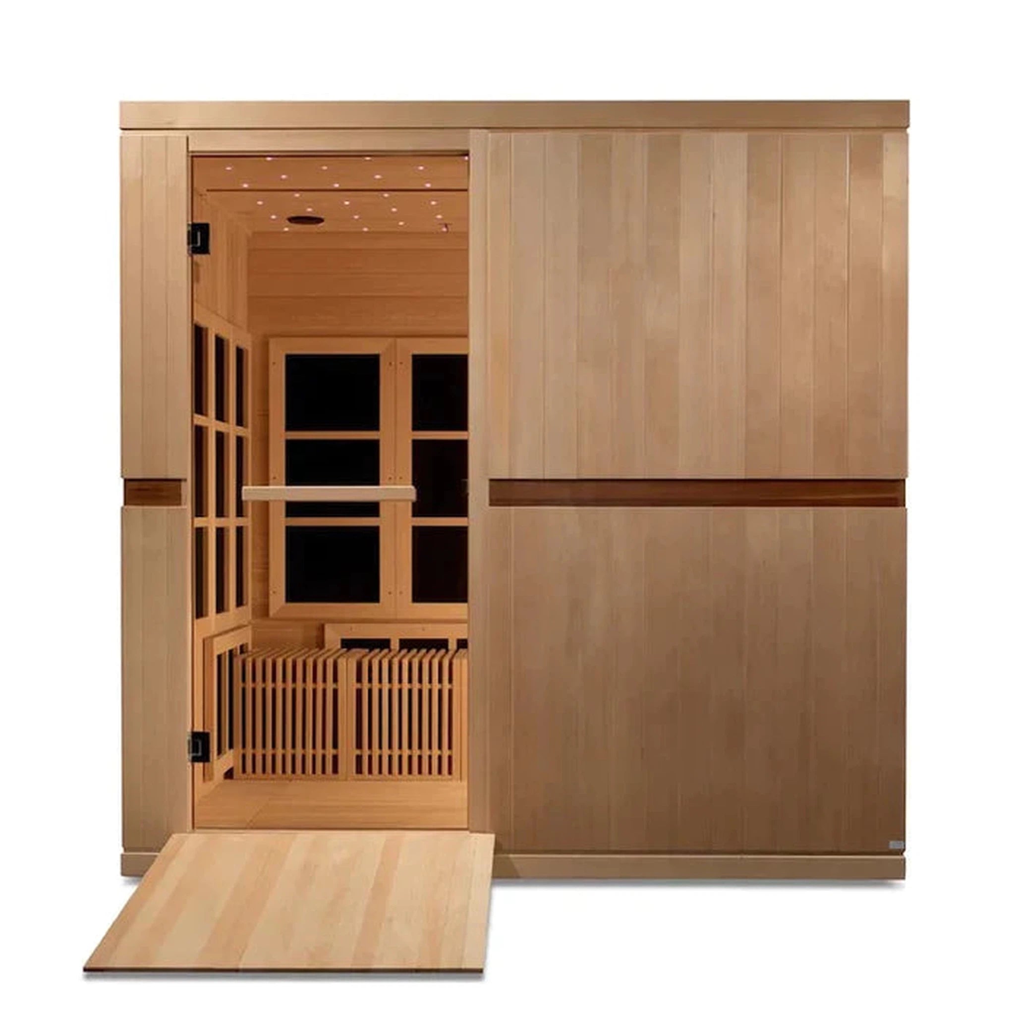 Golden Designs Catalonia 8-person PureTech™ Near Zero Infrared Sauna (Canadian Hemlock)