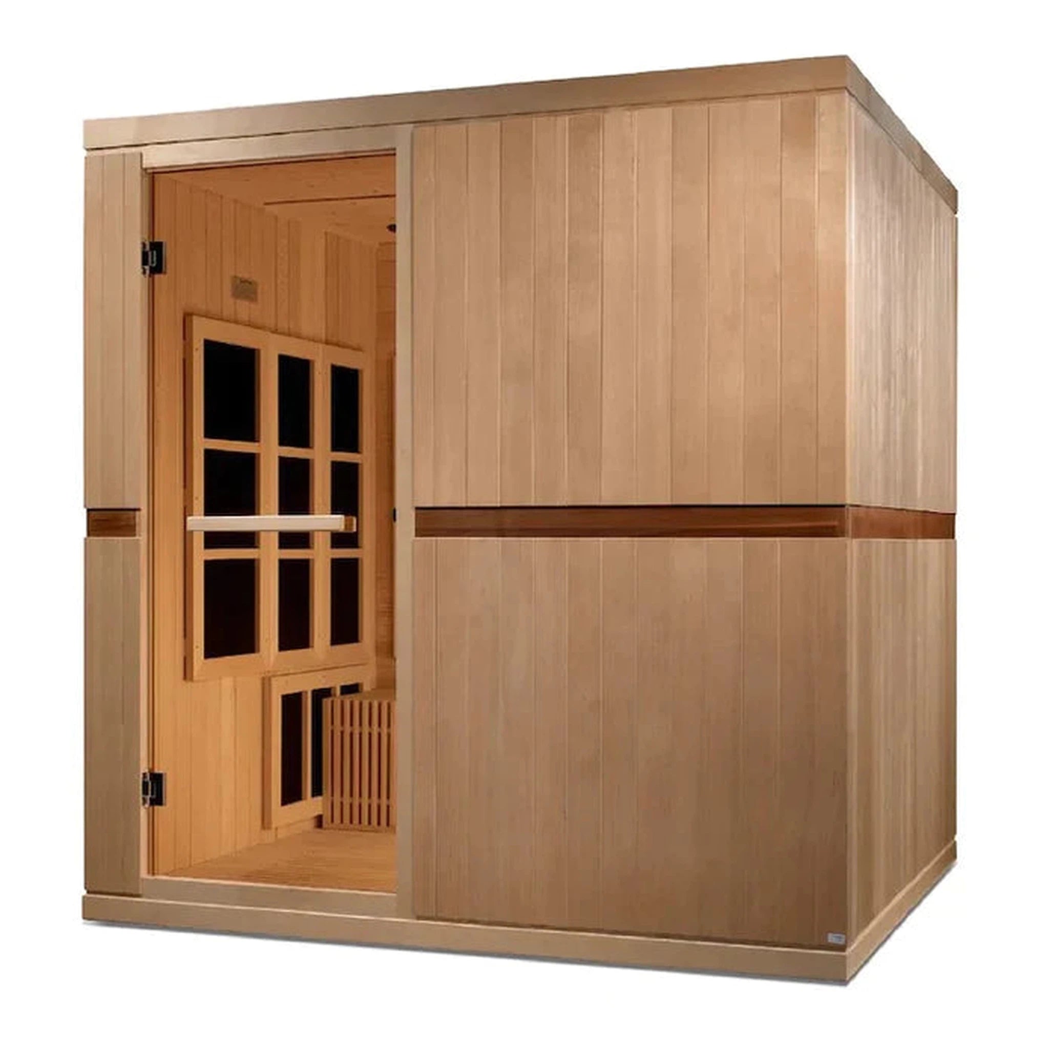 Golden Designs Catalonia 8-person PureTech™ Near Zero Infrared Sauna (Canadian Hemlock)