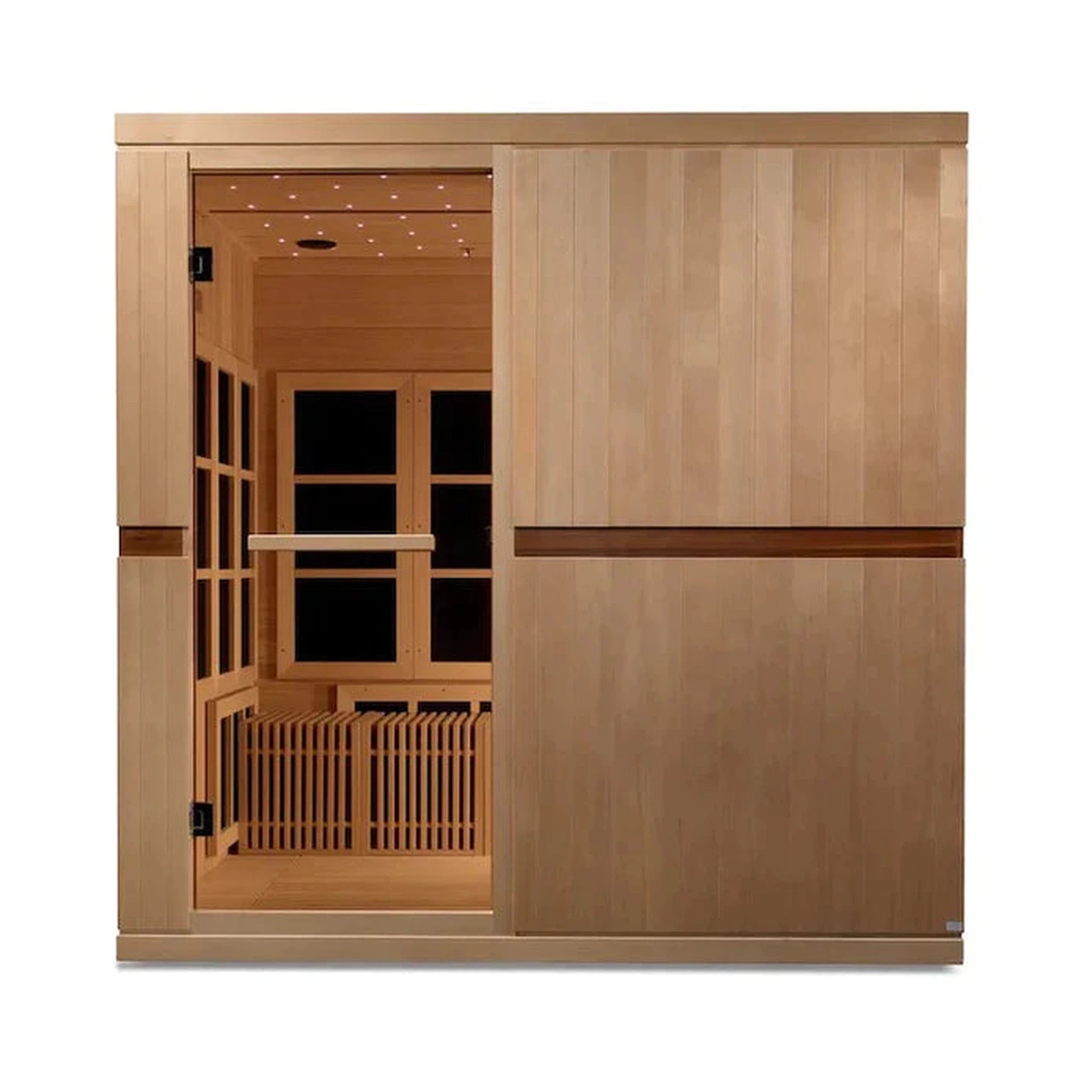 Golden Designs Catalonia 8-person PureTech™ Near Zero Infrared Sauna (Canadian Hemlock)