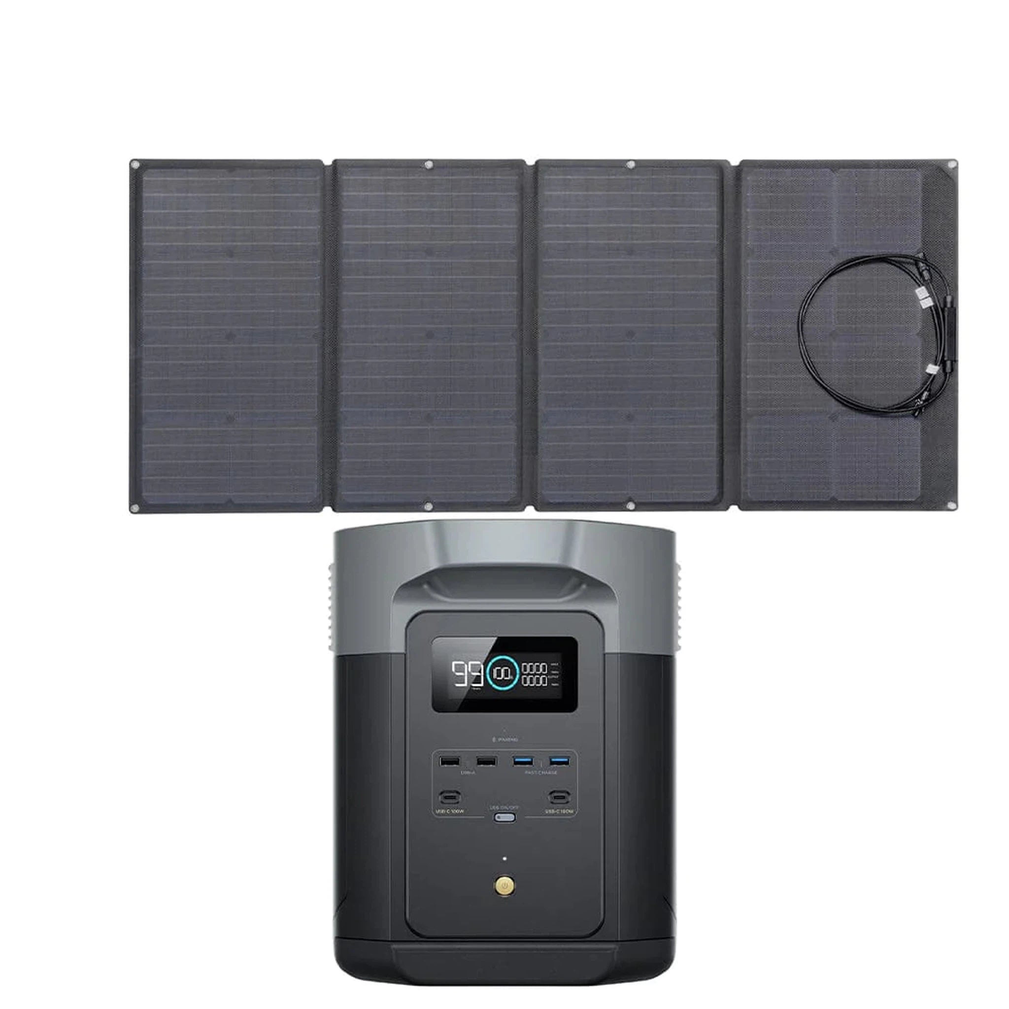 EcoFlow DELTA 2 Max + 1*160W Solar Panel