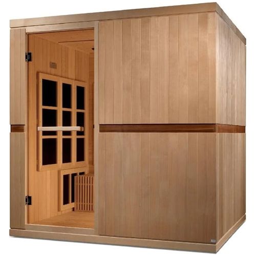 Golden Designs Catalonia 8-person PureTech™ Near Zero EMF (Under 2MG) FAR Infrared Sauna (Canadian Hemlock)