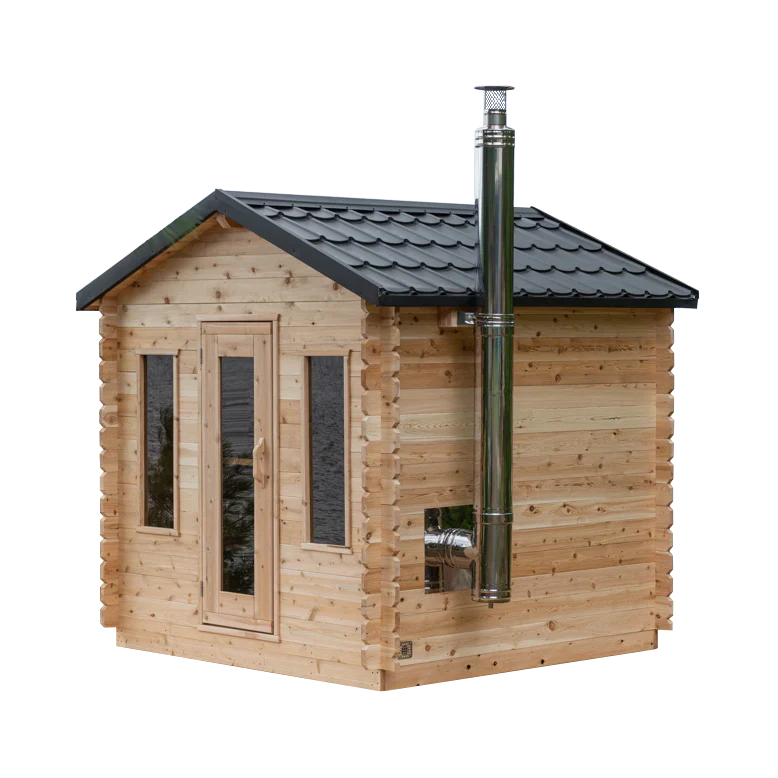 Dundalk Leisurecraft Canadian Timber 6 Person Georgian Cabin Sauna | CTC88W