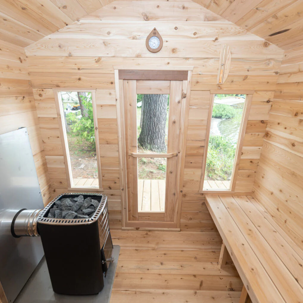 Dundalk Leisurecraft Canadian Timber 6 Person Georgian Cabin Sauna | CTC88W