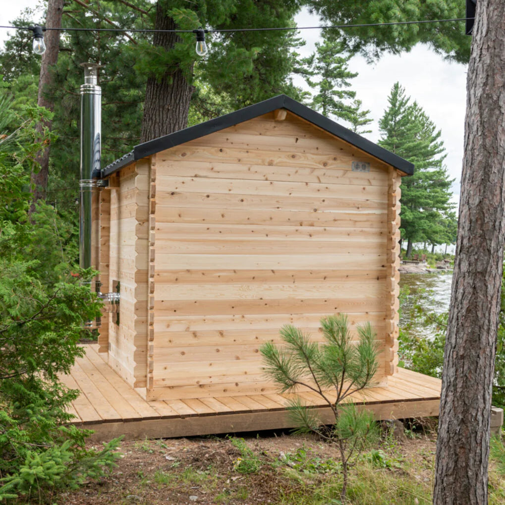 Dundalk Leisurecraft Canadian Timber 6 Person Georgian Cabin Sauna | CTC88W