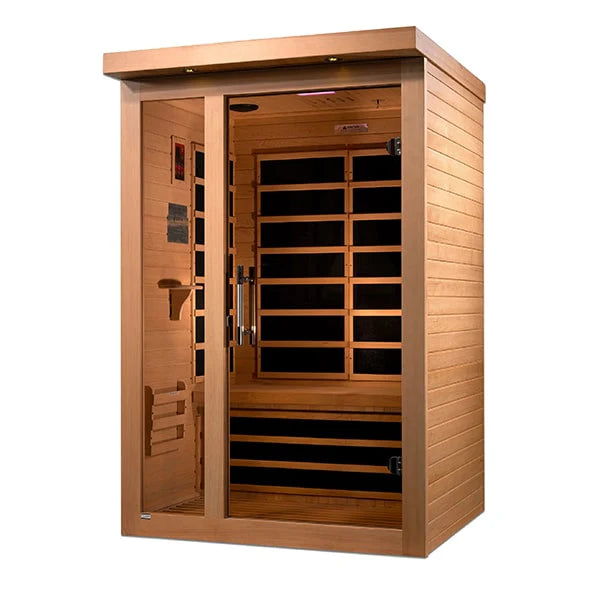 Dynamic Llumeneres 2-person Ultra Low EMF (Under 3MG) FAR Infrared Sauna (Canadian Hemlock)