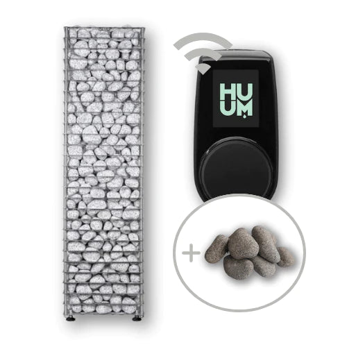 HUUM CLIFF Electric Heater Package w/ UKU Wifi Controller and Stones