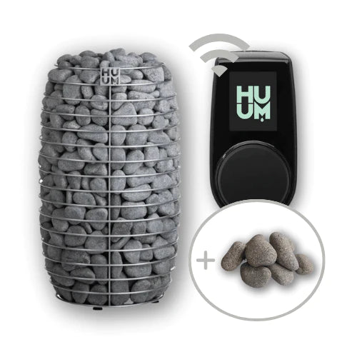 HUUM HIVE MINI Sauna Heater Package w/ UKU Wifi Controller and Stones