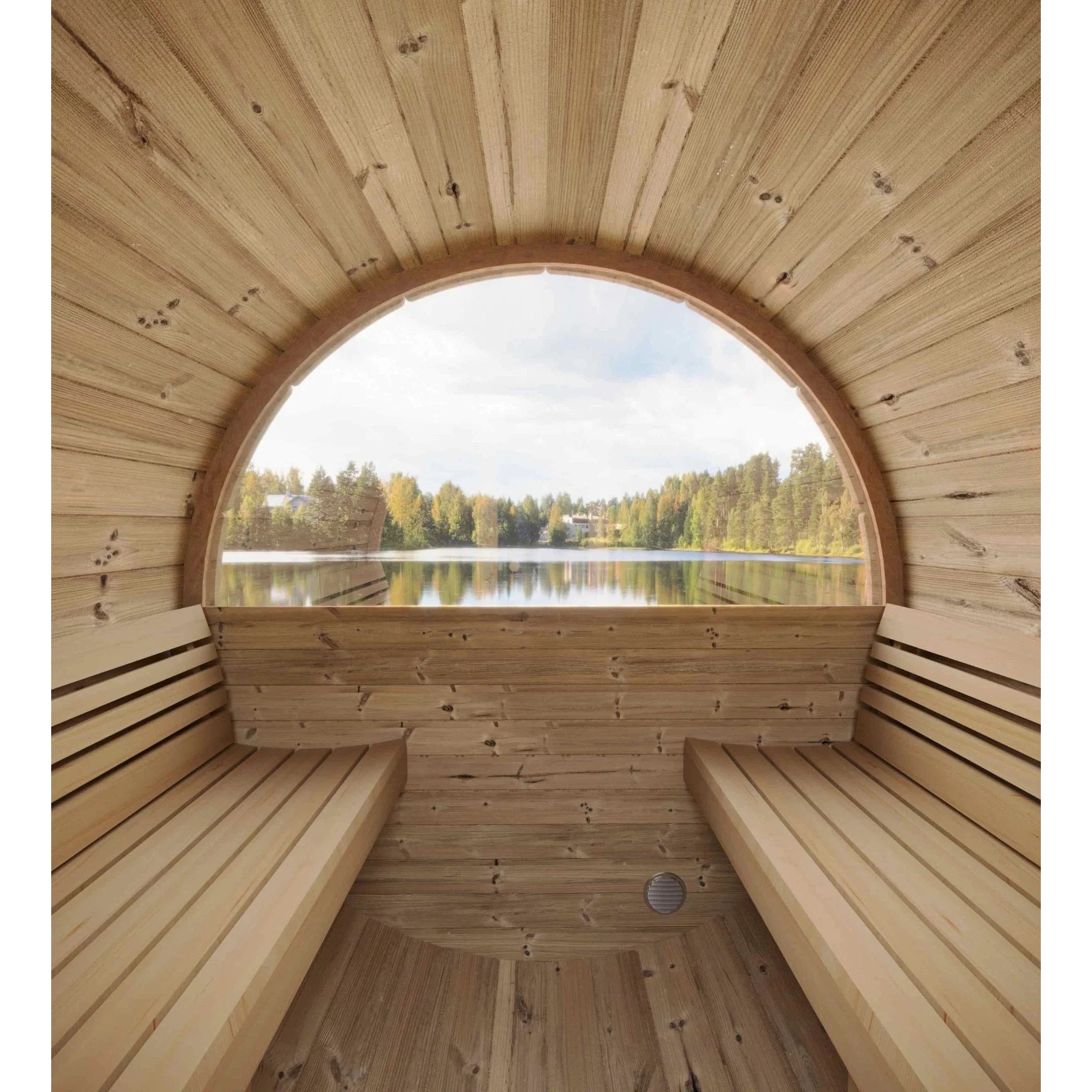 SaunaLife 2-4 Person 5' Long Barrel Sauna | Ergo Model E6