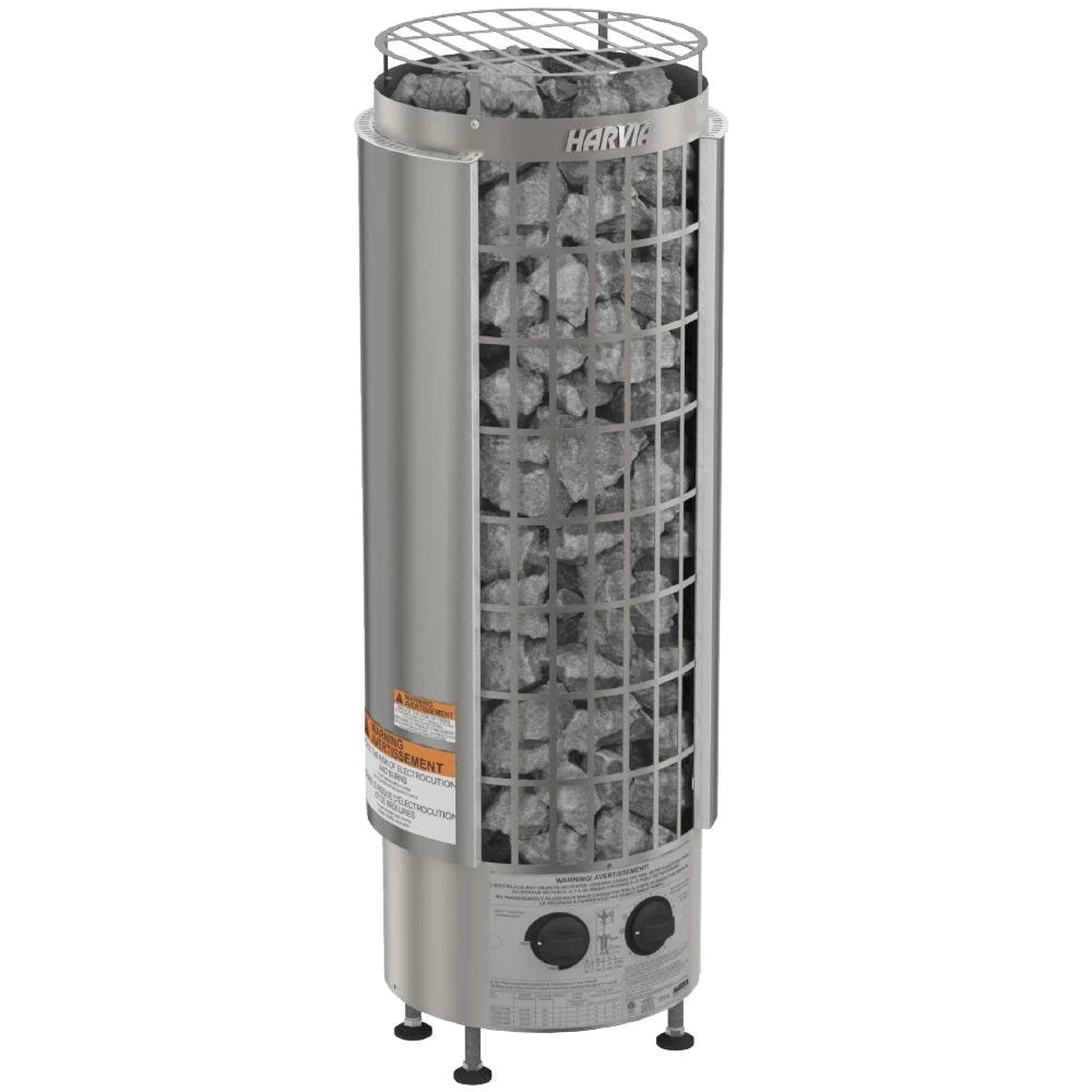 Harvia Cilindro Half Series Sauna Heaters - 6kW, 8kW, 9kW