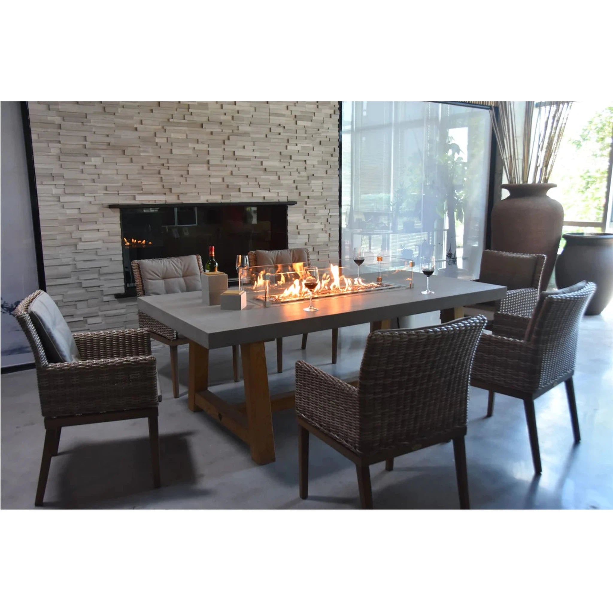 Elementi Sonoma Dining Fire Table