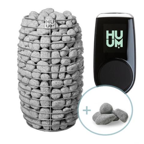 HUUM HIVE MINI 6kW Sauna Heater Package w/UKU Local Controller and Stones