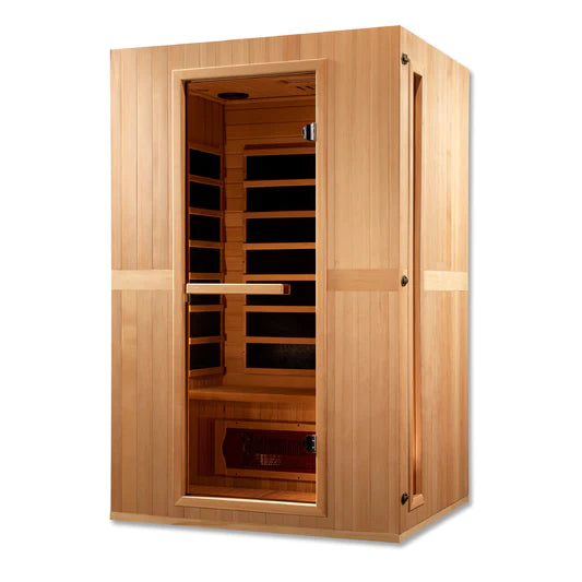 Golden Designs Maxxus 2-Person, Low EMF (Under 8MG) FAR Infrared Sauna (Canadian Hemlock)