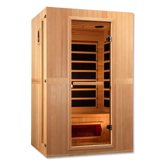 Golden Designs Maxxus 2-Person, Low EMF (Under 8MG) FAR Infrared Sauna (Canadian Hemlock)