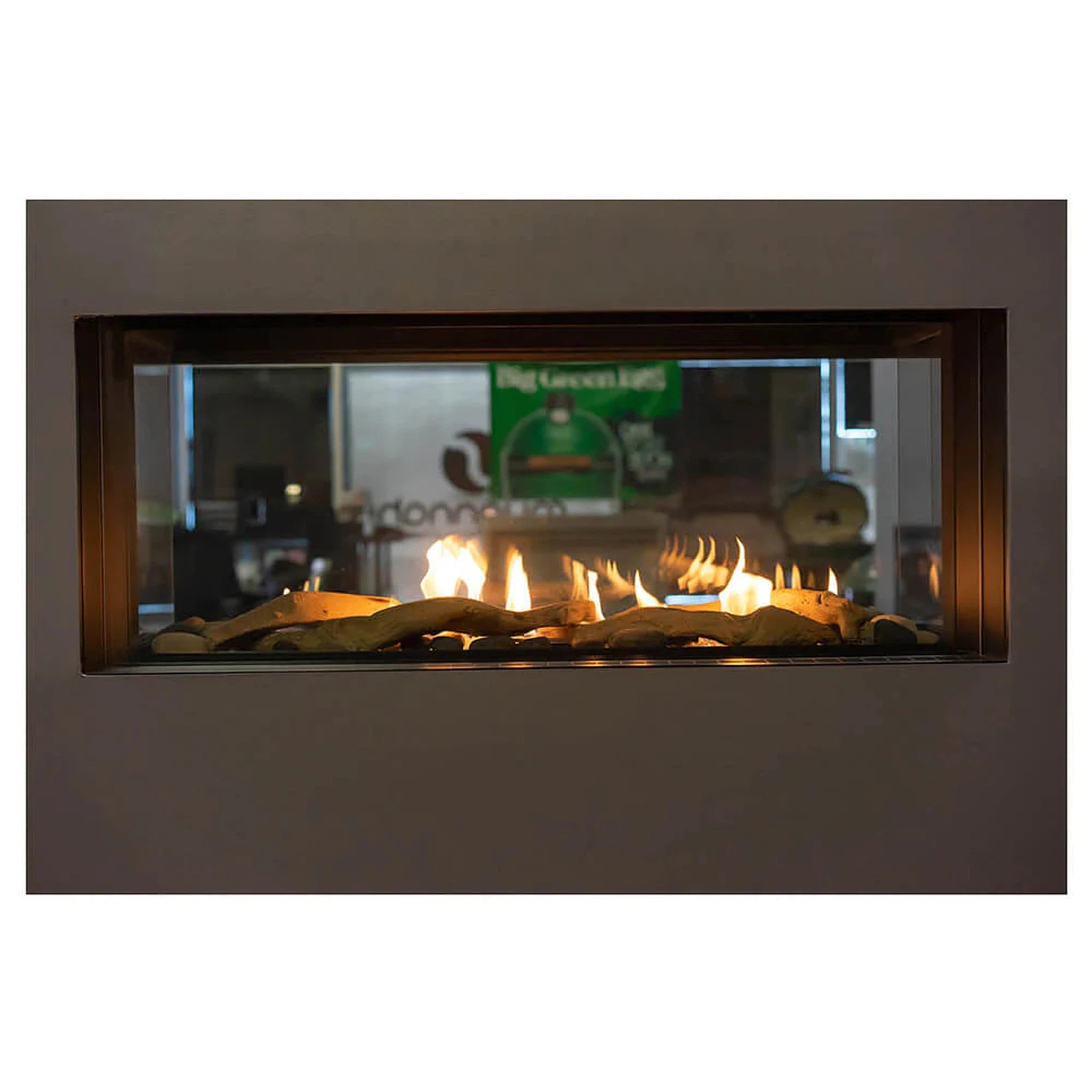 Sierra Flame Lyon - 48" 4 Sided See Trough Fireplace