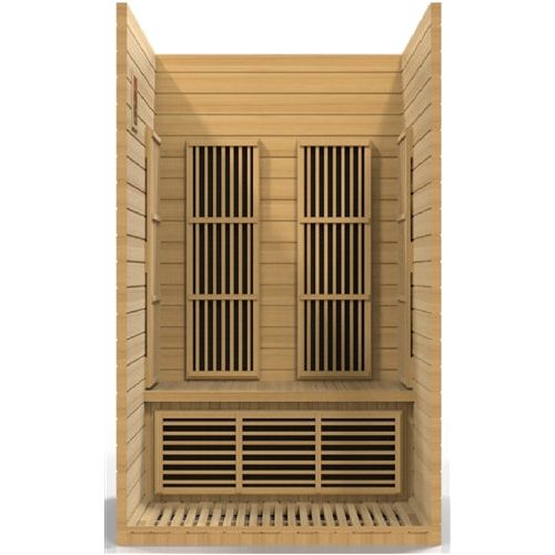 Maxxus Seattle 2-Person Near Zero EMF (Under 2MG) FAR Infrared Sauna (Canadian Hemlock)