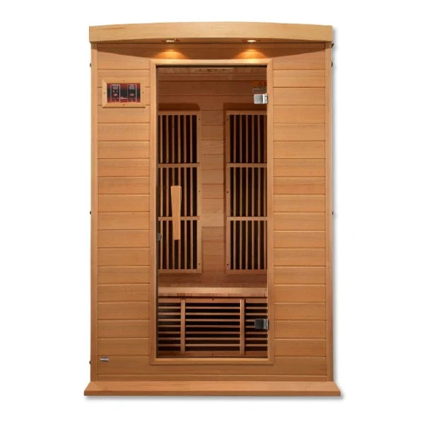 Maxxus 2-Person Low EMF (Under 8MG) FAR Infrared Sauna (Canadian Red Cedar)