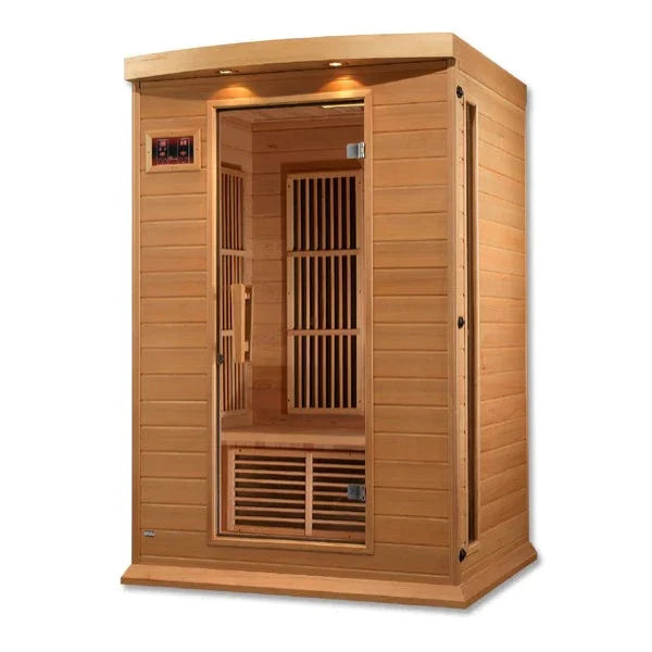 Maxxus 2-Person Low EMF (Under 8MG) FAR Infrared Sauna (Canadian Red Cedar)