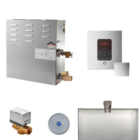 Mr.Steam CT Day Spa Package 6 6kW CT Steam Generator, iTempoPlus, Aroma Steamhead, CT SteamStop, AutoFlush w/Pan