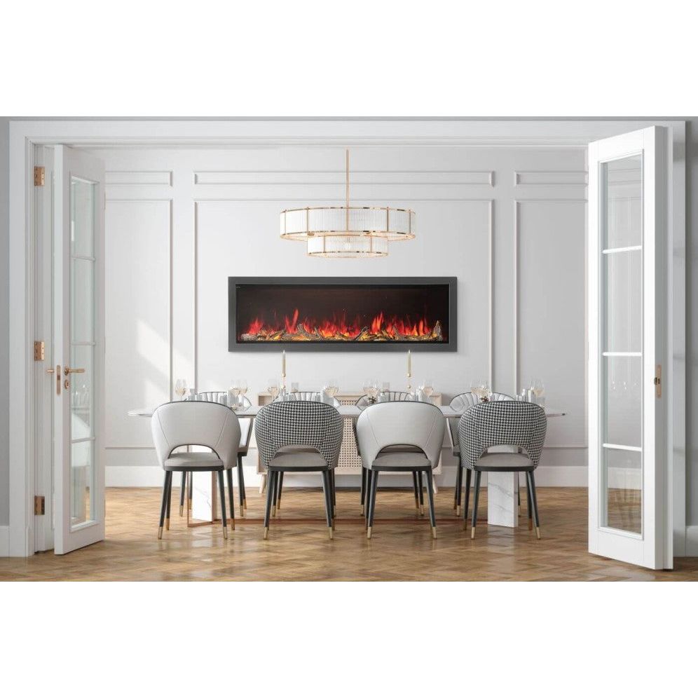 Napoleon Astound 74" Smart Built-In Linear Electric Fireplace