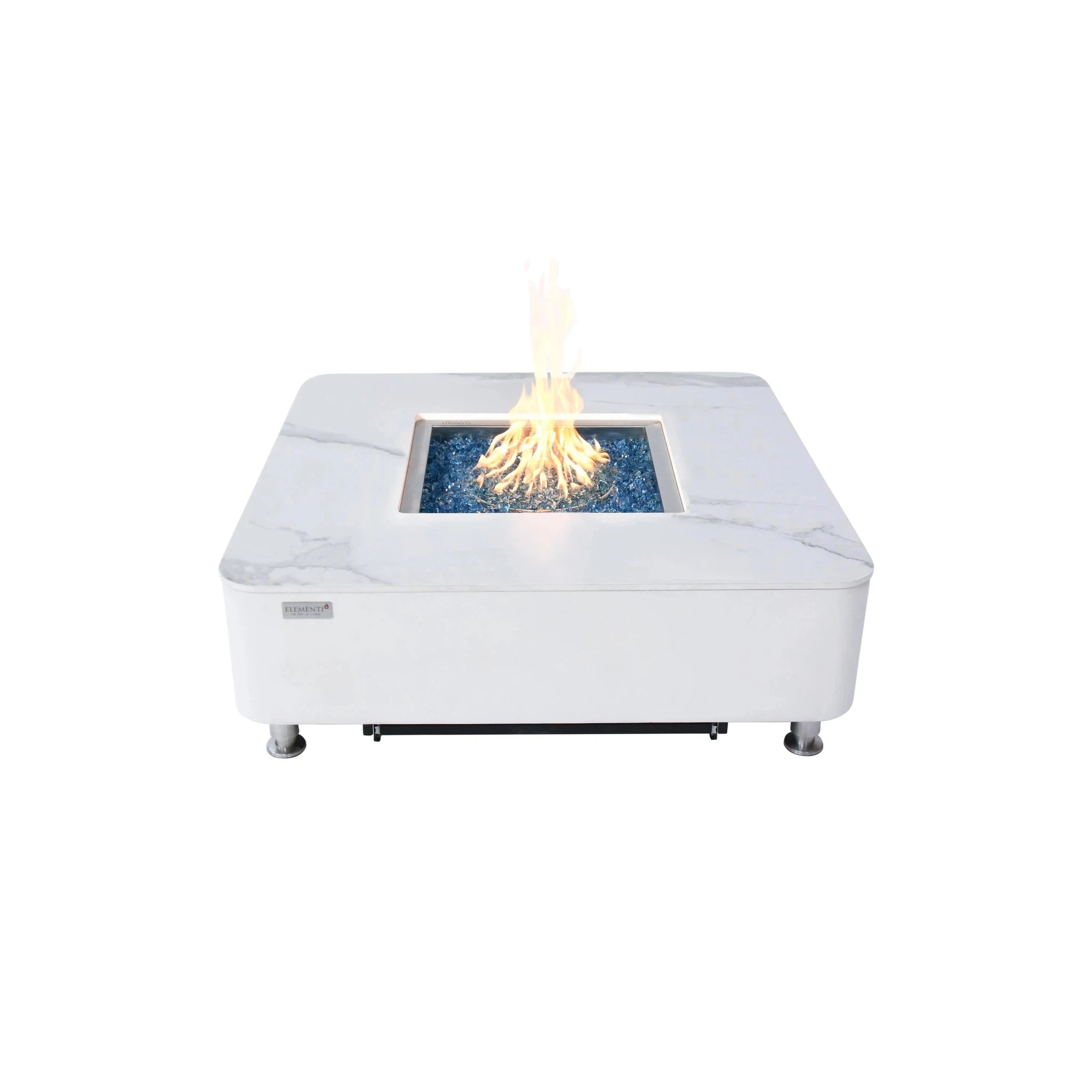 Elementi Plus ANNECY Marble Porcelain Fire Table