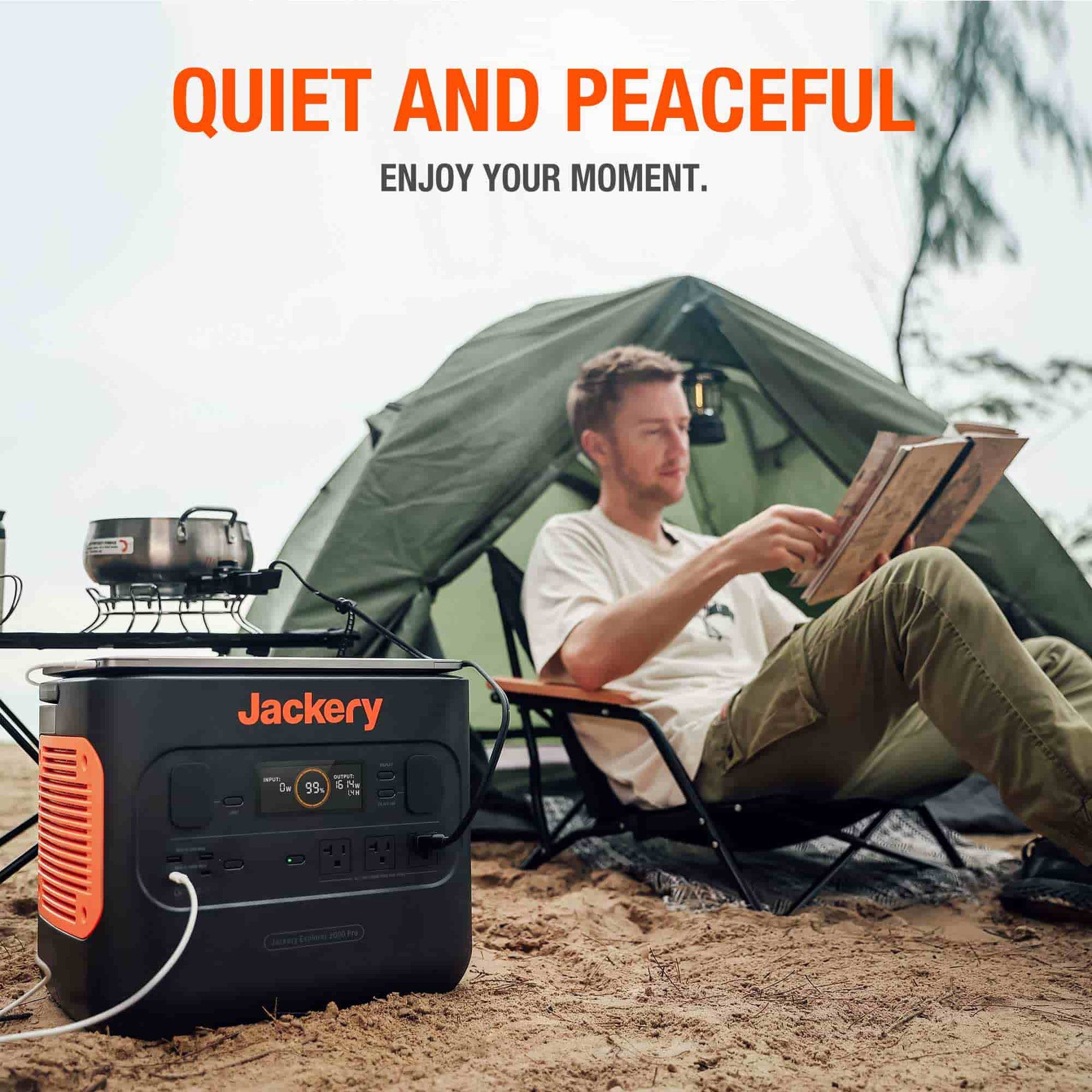 Jackery Solar Generator 2000 Pro (Explorer 2000 Pro + SolarSaga 200W)