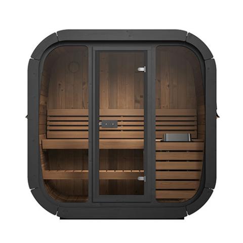 SaunaLife 3-Person Cube-Series Outdoor Home Sauna Kit CL4G